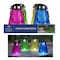 Alpine Alpine 7 in. Solar Power Glass Solar Textured Wasp Trap with LED Lights Assorted Solar Hanging Lante HGY440ABB-8 - alternate 2